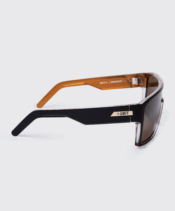 Unit Command Sunglasses - Black / Gold Polarised